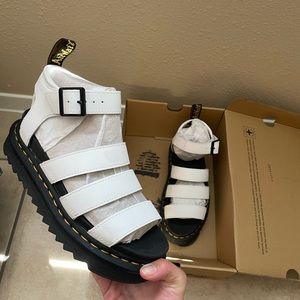 Brand new doc marten platform sandals